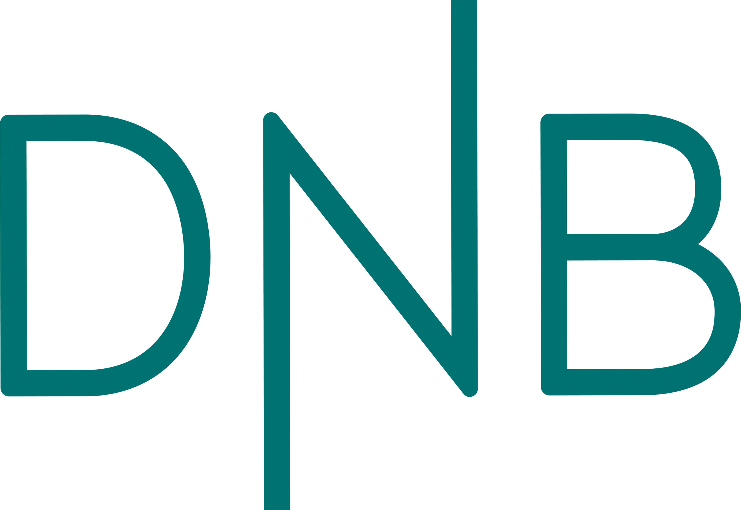 DnB sin logo i sjøgrønn